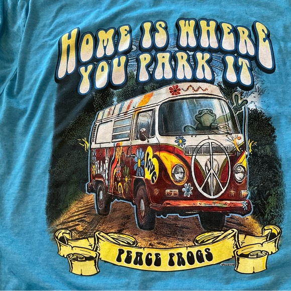 Blue Graphic Short Sleeve Tee - Picture 7 of 7